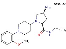 (2S,4S)-4-amino-N-ethyl-1-[1-(2-methoxyphenyl)piperidin-4-yl]pyrrolidine-2-carboxamide