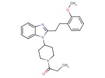 2-[2-(2-methoxyphenyl)ethyl]-1-(1-propionyl-4-piperidinyl)-1H-benzimidazole