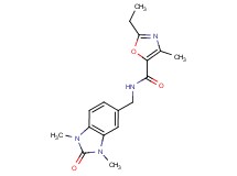 N-[(1,3-dimethyl-2-oxo-2,3-dihydro-1H-benzimidazol-5-yl)methyl]-2-ethyl-4-methyl-1,3-oxazole-5-carboxamide
