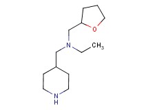 N-(piperidin-4-ylmethyl)-N-(tetrahydrofuran-2-ylmethyl)ethanamine