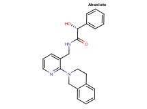 (2R)-N-{[2-(3,4-dihydroisoquinolin-2(1H)-yl)pyridin-3-yl]methyl}-2-hydroxy-2-phenylacetamide