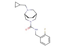 (1R*,5R*)-6-(cyclopropylmethyl)-N-(2-fluorobenzyl)-3,6-diazabicyclo[3.2.2]nonane-3-carboxamide