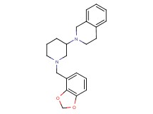 2-[1-(1,3-benzodioxol-4-ylmethyl)-3-piperidinyl]-1,2,3,4-tetrahydroisoquinoline