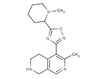 6-methyl-5-[5-(1-methyl-2-piperidinyl)-1,2,4-oxadiazol-3-yl]-1,2,3,4-tetrahydro-2,7-naphthyridine dihydrochloride