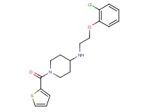 N-[2-(2-chlorophenoxy)ethyl]-1-(2-thienylcarbonyl)piperidin-4-amine