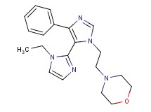 1-ethyl-3'-(2-morpholin-4-ylethyl)-5'-phenyl-1H,3'H-2,4'-biimidazole