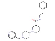 N-(2-cyclohex-1-en-1-ylethyl)-1'-(pyridin-4-ylmethyl)-1,4'-bipiperidine-3-carboxamide