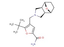 5-tert-butyl-4-[(1R*,2R*,6S*,7S*)-10-oxa-4-azatricyclo[5.2.1.0~2,6~]dec-4-ylmethyl]-2-furamide