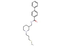 N-({1-[3-(methylthio)propyl]-3-piperidinyl}methyl)-4-biphenylcarboxamide