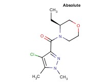 (3S)-4-[(4-chloro-1,5-dimethyl-1H-pyrazol-3-yl)carbonyl]-3-ethylmorpholine