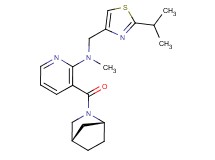 3-[(1R*,4S*)-2-azabicyclo[2.2.1]hept-2-ylcarbonyl]-N-[(2-isopropyl-1,3-thiazol-4-yl)methyl]-N-methyl-2-pyridinamine