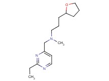 N-[(2-ethylpyrimidin-4-yl)methyl]-N-methyl-3-(tetrahydrofuran-2-yl)propan-1-amine