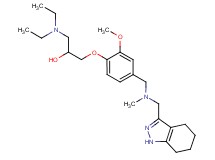1-(diethylamino)-3-(2-methoxy-4-{[methyl(4,5,6,7-tetrahydro-1H-indazol-3-ylmethyl)amino]methyl}phenoxy)-2-propanol