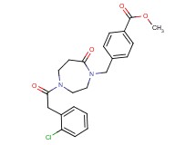 methyl 4-({4-[(2-chlorophenyl)acetyl]-7-oxo-1,4-diazepan-1-yl}methyl)benzoate
