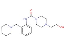 4-(2-hydroxyethyl)-N-[2-(piperidin-1-ylmethyl)phenyl]piperazine-1-carboxamide