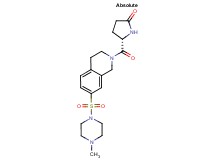 (5S)-5-{[7-[(4-methylpiperazin-1-yl)sulfonyl]-3,4-dihydroisoquinolin-2(1H)-yl]carbonyl}pyrrolidin-2-one