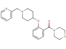 4-(2-{[1-(2-pyridinylmethyl)-4-piperidinyl]oxy}benzoyl)thiomorpholine