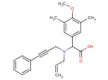 [allyl(3-phenylprop-2-yn-1-yl)amino](4-methoxy-3,5-dimethylphenyl)acetic acid