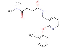 N,N-dimethyl-N'-{[2-(2-methylphenoxy)-3-pyridinyl]methyl}succinamide