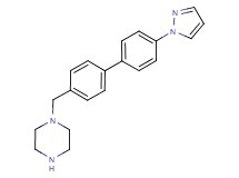 1-{[4'-(1H-pyrazol-1-yl)biphenyl-4-yl]methyl}piperazine