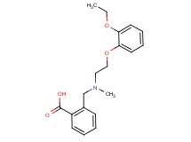 2-{[[2-(2-ethoxyphenoxy)ethyl](methyl)amino]methyl}benzoic acid