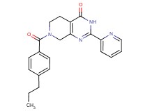 7-(4-propylbenzoyl)-2-pyridin-2-yl-5,6,7,8-tetrahydropyrido[3,4-d]pyrimidin-4(3H)-one