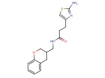 3-(2-amino-1,3-thiazol-4-yl)-N-(3,4-dihydro-2H-chromen-3-ylmethyl)propanamide