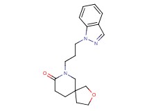 7-[3-(1H-indazol-1-yl)propyl]-2-oxa-7-azaspiro[4.5]decan-8-one