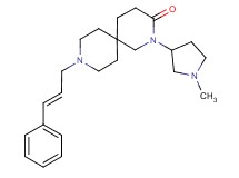 2-(1-methylpyrrolidin-3-yl)-9-[(2E)-3-phenylprop-2-en-1-yl]-2,9-diazaspiro[5.5]undecan-3-one