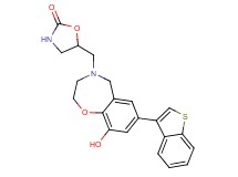 5-{[7-(1-benzothien-3-yl)-9-hydroxy-2,3-dihydro-1,4-benzoxazepin-4(5H)-yl]methyl}-1,3-oxazolidin-2-one