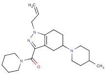 1-allyl-5-(4-methyl-1-piperidinyl)-3-(1-piperidinylcarbonyl)-4,5,6,7-tetrahydro-1H-indazole