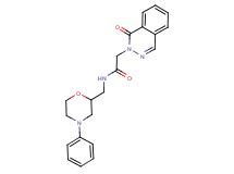 2-(1-oxo-2(1H)-phthalazinyl)-N-[(4-phenyl-2-morpholinyl)methyl]acetamide