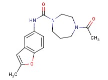 4-acetyl-N-(2-methyl-1-benzofuran-5-yl)-1,4-diazepane-1-carboxamide