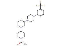 1'-acetyl-3-{4-[3-(trifluoromethyl)phenyl]-1-piperazinyl}-1,4'-bipiperidine