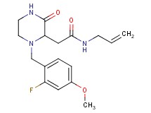 N-allyl-2-[1-(2-fluoro-4-methoxybenzyl)-3-oxo-2-piperazinyl]acetamide