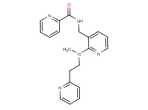 N-[(2-{methyl[2-(2-pyridinyl)ethyl]amino}-3-pyridinyl)methyl]-2-pyridinecarboxamide