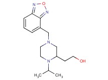 2-[4-(2,1,3-benzoxadiazol-4-ylmethyl)-1-isopropyl-2-piperazinyl]ethanol