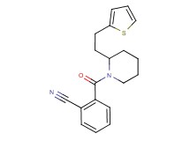 2-({2-[2-(2-thienyl)ethyl]-1-piperidinyl}carbonyl)benzonitrile