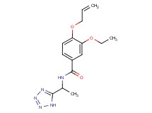 4-(allyloxy)-3-ethoxy-N-[1-(1H-tetrazol-5-yl)ethyl]benzamide