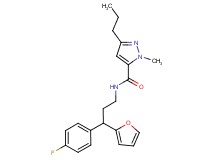 N-[3-(4-fluorophenyl)-3-(2-furyl)propyl]-1-methyl-3-propyl-1H-pyrazole-5-carboxamide