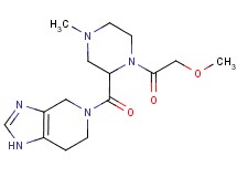 5-{[1-(methoxyacetyl)-4-methylpiperazin-2-yl]carbonyl}-4,5,6,7-tetrahydro-1H-imidazo[4,5-c]pyridine