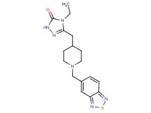 5-{[1-(2,1,3-benzothiadiazol-5-ylmethyl)piperidin-4-yl]methyl}-4-ethyl-2,4-dihydro-3H-1,2,4-triazol-3-one