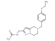 N-{[5-(4-ethoxybenzyl)-4,5,6,7-tetrahydropyrazolo[1,5-a]pyrazin-2-yl]methyl}acetamide