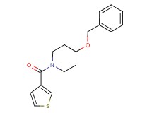 4-(benzyloxy)-1-(3-thienylcarbonyl)piperidine