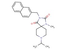 8-isopropyl-1-methyl-3-(2-naphthylmethyl)-1,3,8-triazaspiro[4.5]decane-2,4-dione