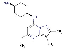cis-N-(5-ethyl-2,3-dimethylpyrazolo[1,5-a]pyrimidin-7-yl)-1,4-cyclohexanediamine dihydrochloride