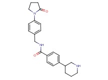 N-[4-(2-oxopyrrolidin-1-yl)benzyl]-4-piperidin-3-ylbenzamide