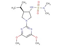 N'-[(3S*,4R*)-1-(4,6-dimethoxy-2-pyrimidinyl)-4-isopropyl-3-pyrrolidinyl]-N,N-dimethylsulfamide