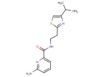 6-amino-N-[2-(4-isopropyl-1,3-thiazol-2-yl)ethyl]pyridine-2-carboxamide