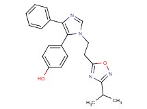 4-{1-[2-(3-isopropyl-1,2,4-oxadiazol-5-yl)ethyl]-4-phenyl-1H-imidazol-5-yl}phenol